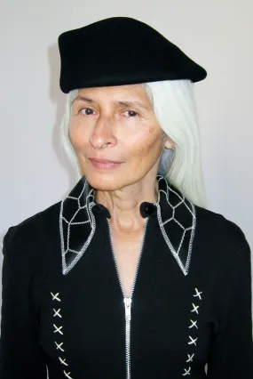 Sazy Beret in Black Wool