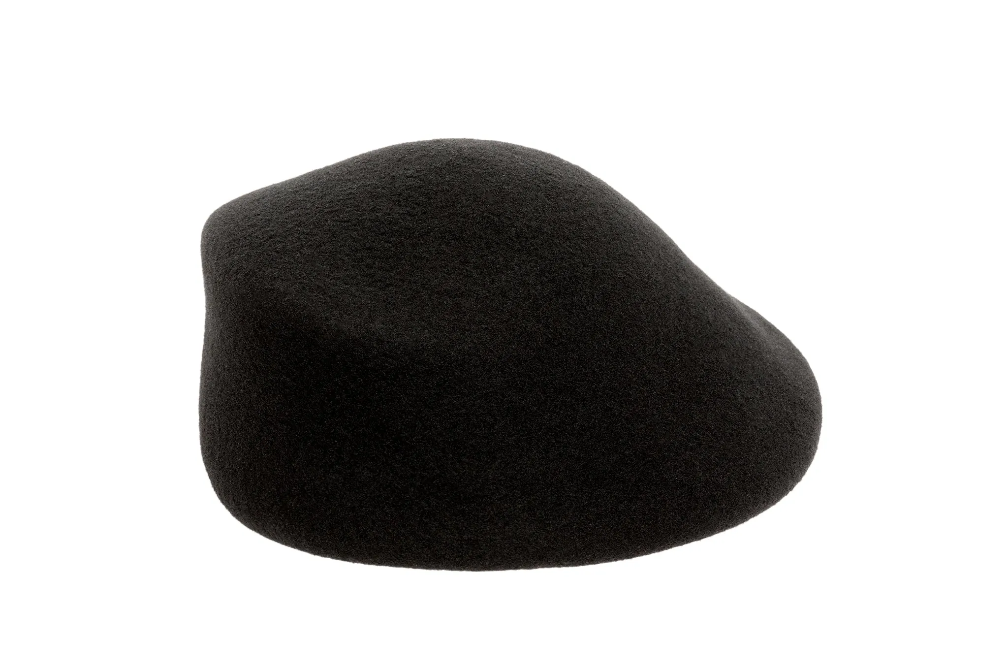 Sazy Beret in Black Wool