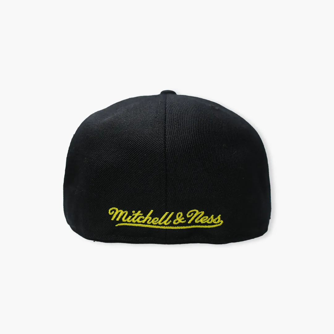 Seattle SuperSonics Black Skyline Logo Fitted Hat