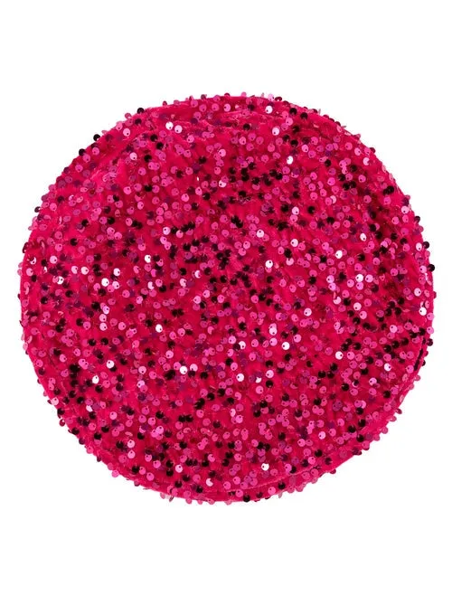 Sequin Beret - Magenta