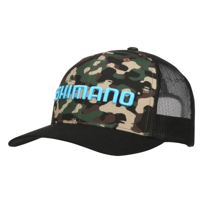 Shimano Printed Trucker Cap Camo