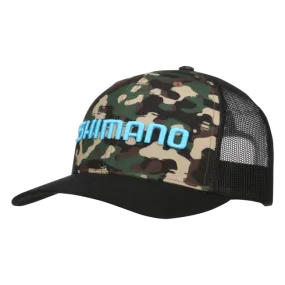 Shimano Printed Trucker Cap Camo