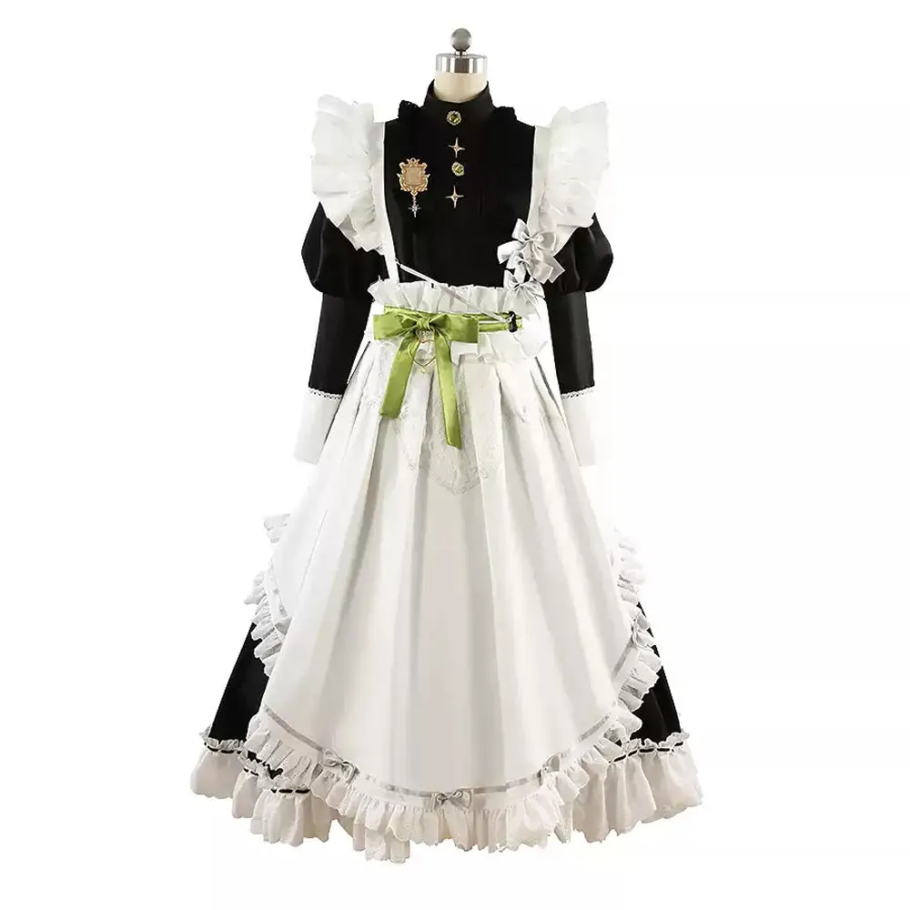 【Size XS-2XL】DokiDoki-R Game Nu: Carnival Cosplay Olivine Costume Maid