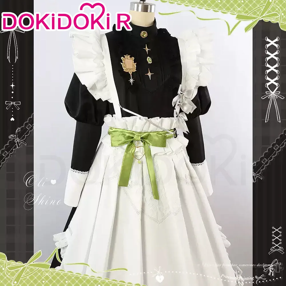 【Size XS-2XL】DokiDoki-R Game Nu: Carnival Cosplay Olivine Costume Maid