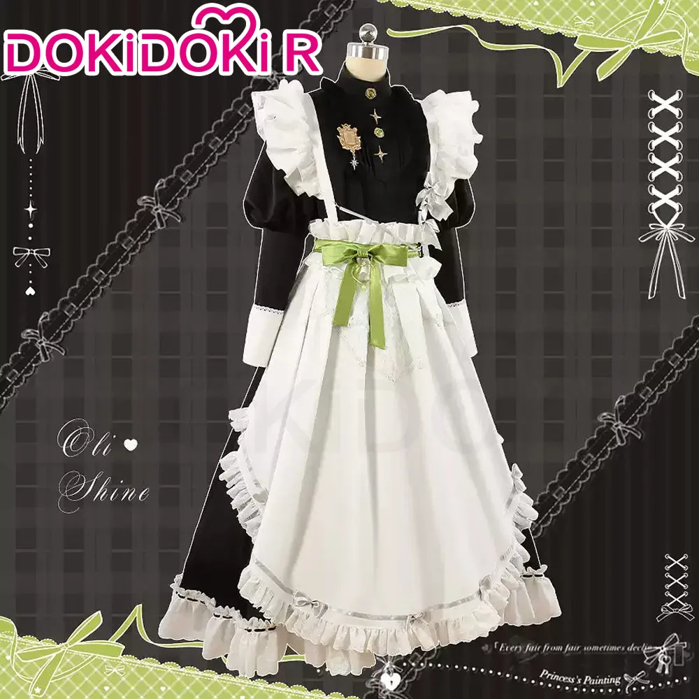 【Size XS-2XL】DokiDoki-R Game Nu: Carnival Cosplay Olivine Costume Maid