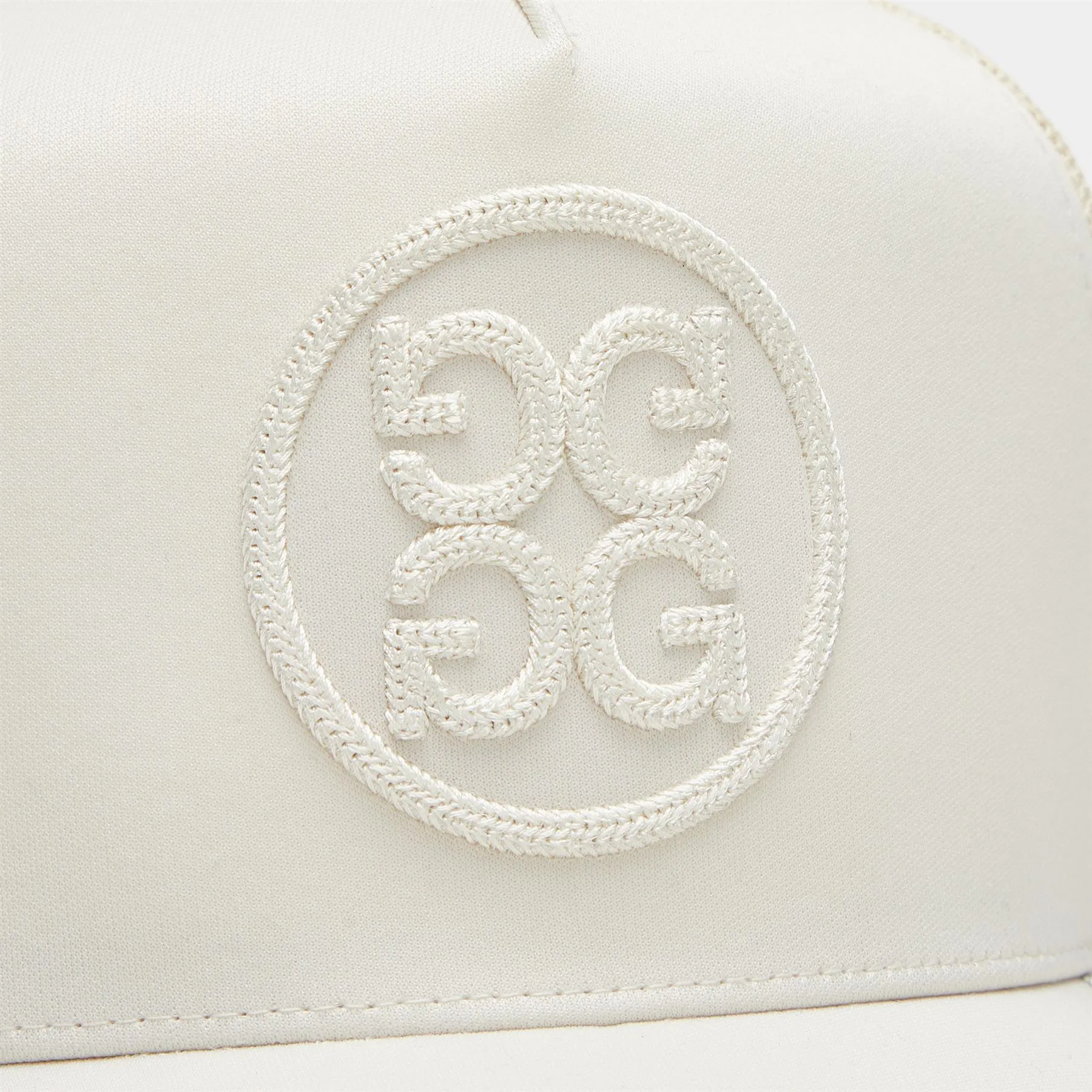 Soutache Knit Tall Trucker Cap Stone - AW24