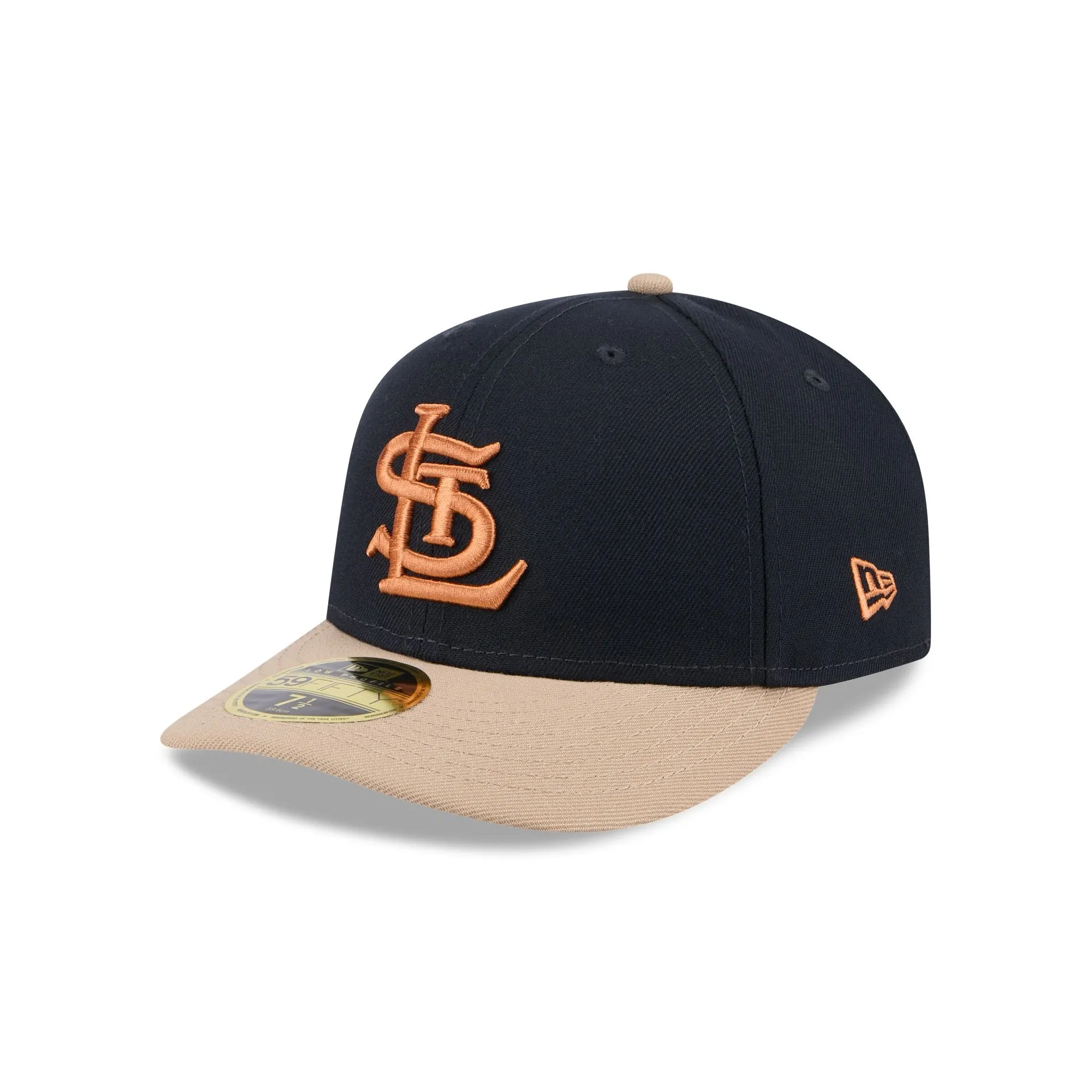 St. Louis Cardinals Blue Ivory Low Profile 59FIFTY Fitted Hat