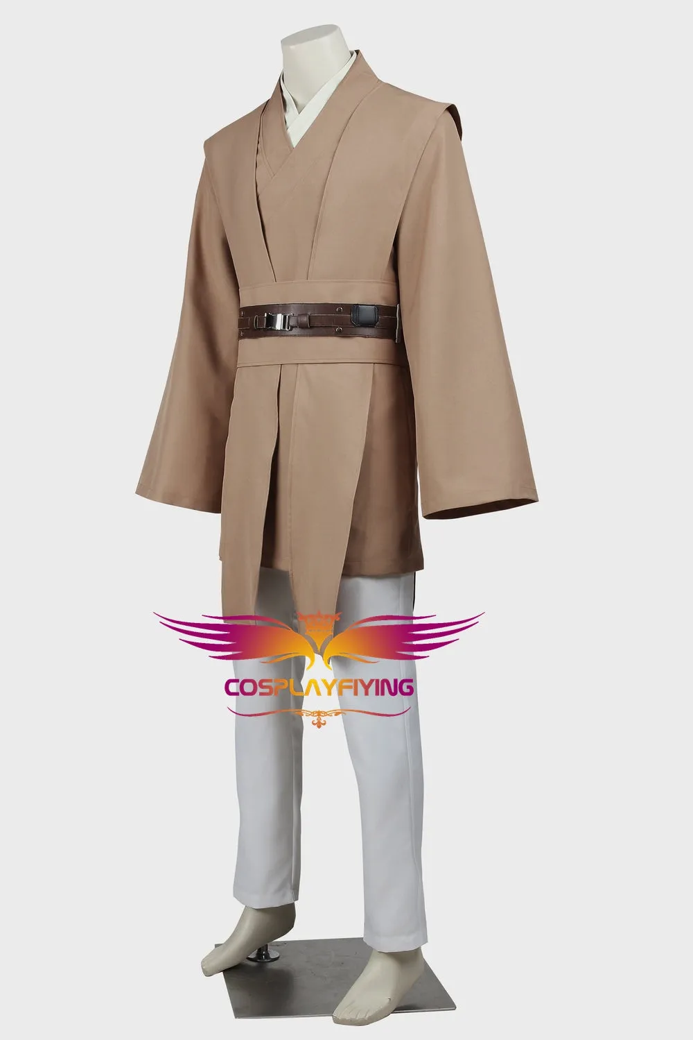 Star Wars Mace Windu Jedi Knight Battle Robe Cosplay Costume Full Set for Halloween Carnival
