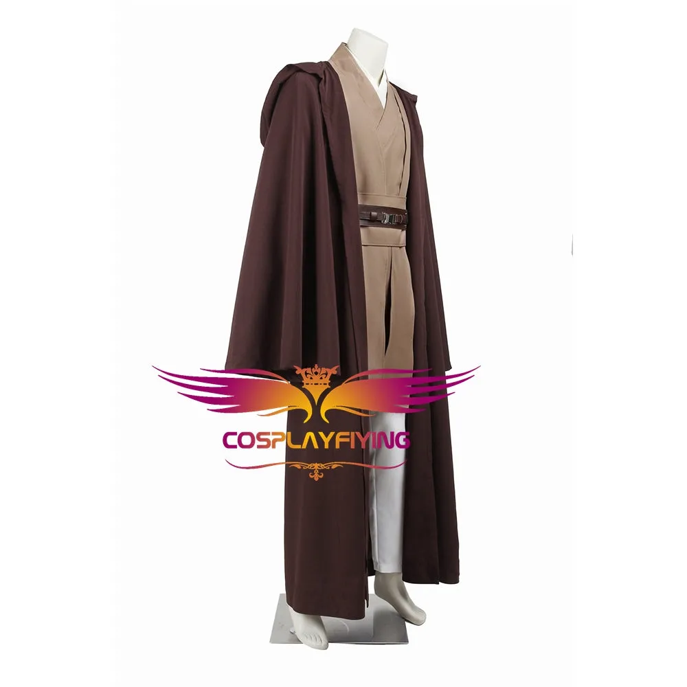 Star Wars Mace Windu Jedi Knight Battle Robe Cosplay Costume Full Set for Halloween Carnival