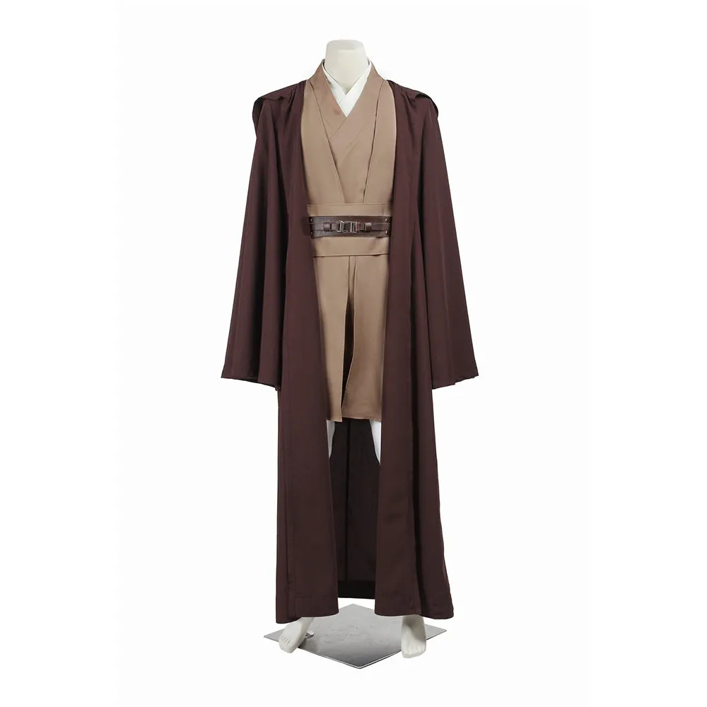 Star Wars Mace Windu Jedi Knight Battle Robe Cosplay Costume Full Set for Halloween Carnival