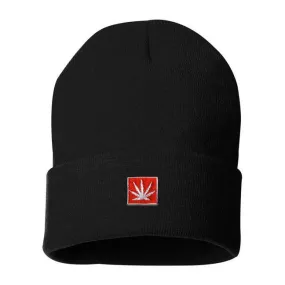 StonerDays 12" Knit Classic Black Beanie