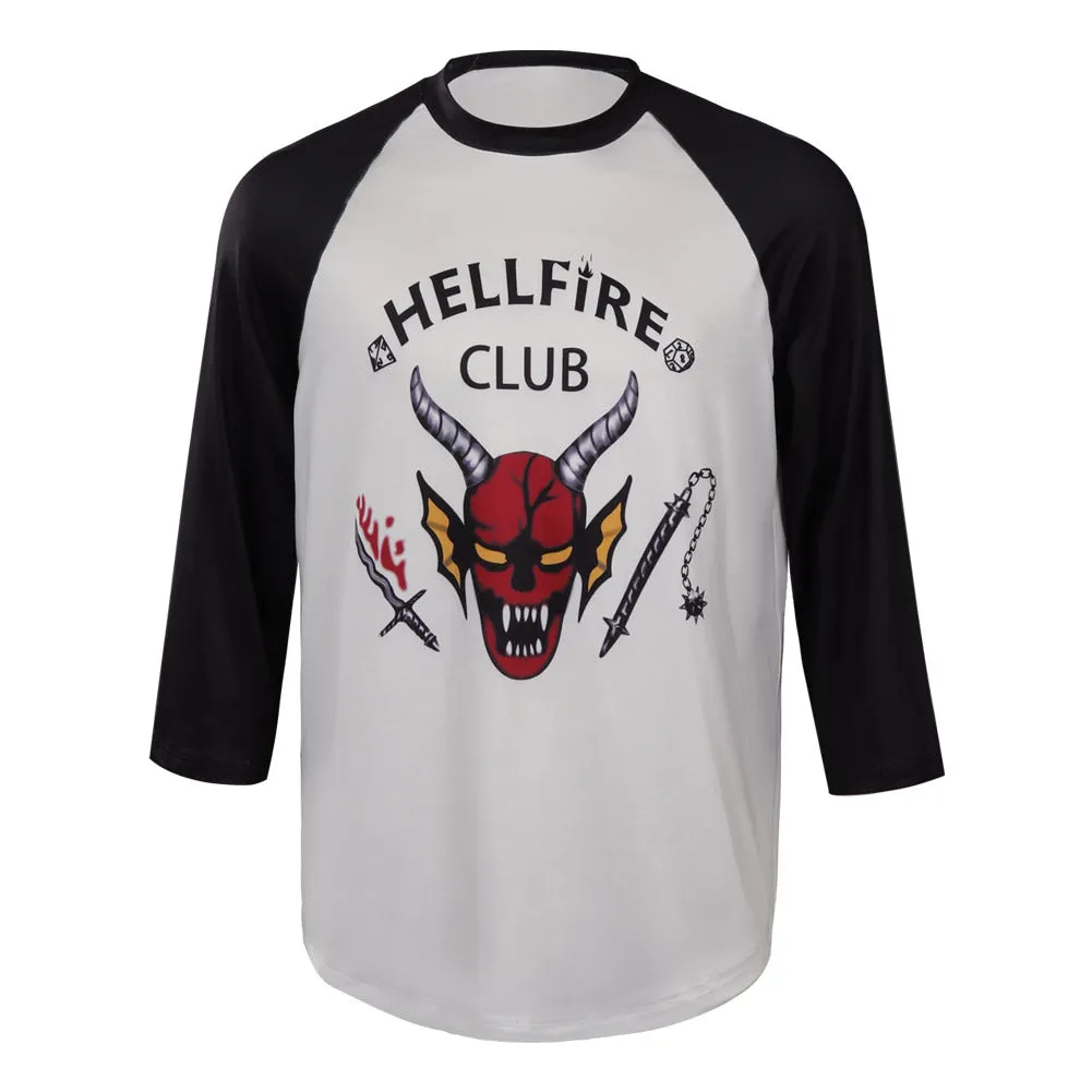 Stranger Things Season 4 (2022)  the Hellfire Club eddie munson Cosplay Costume Training Uniform  Outfits Halloween Carnival Suit
