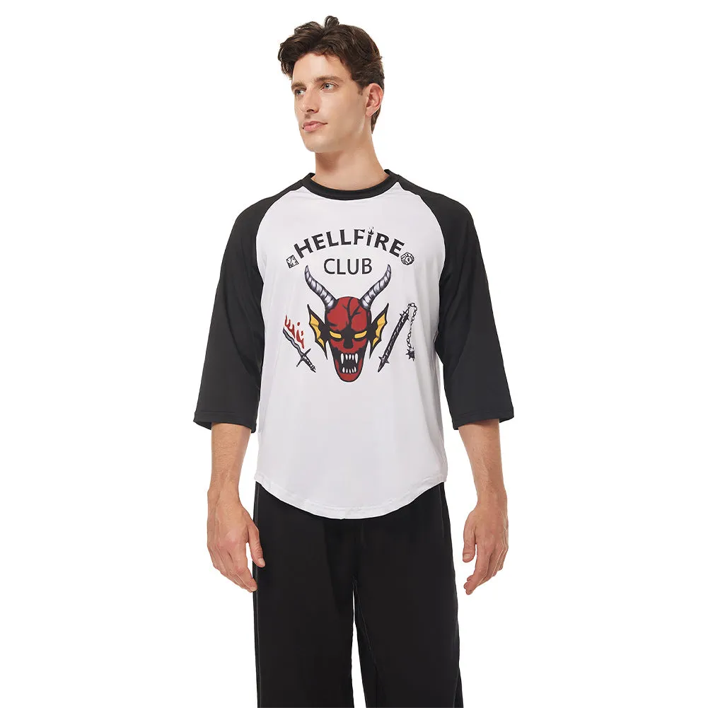 Stranger Things Season 4 (2022)  the Hellfire Club eddie munson Cosplay Costume Training Uniform  Outfits Halloween Carnival Suit