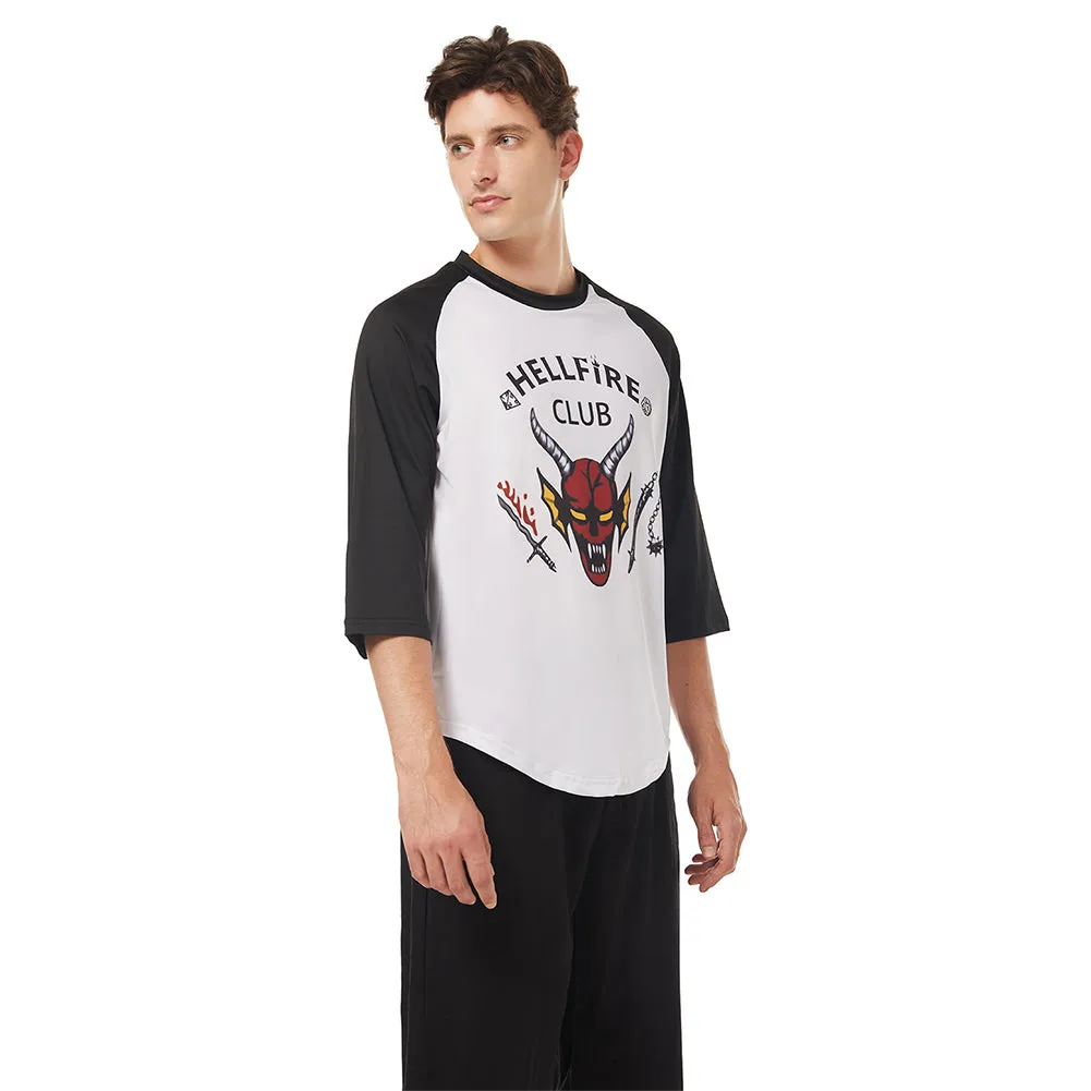 Stranger Things Season 4 (2022)  the Hellfire Club eddie munson Cosplay Costume Training Uniform  Outfits Halloween Carnival Suit