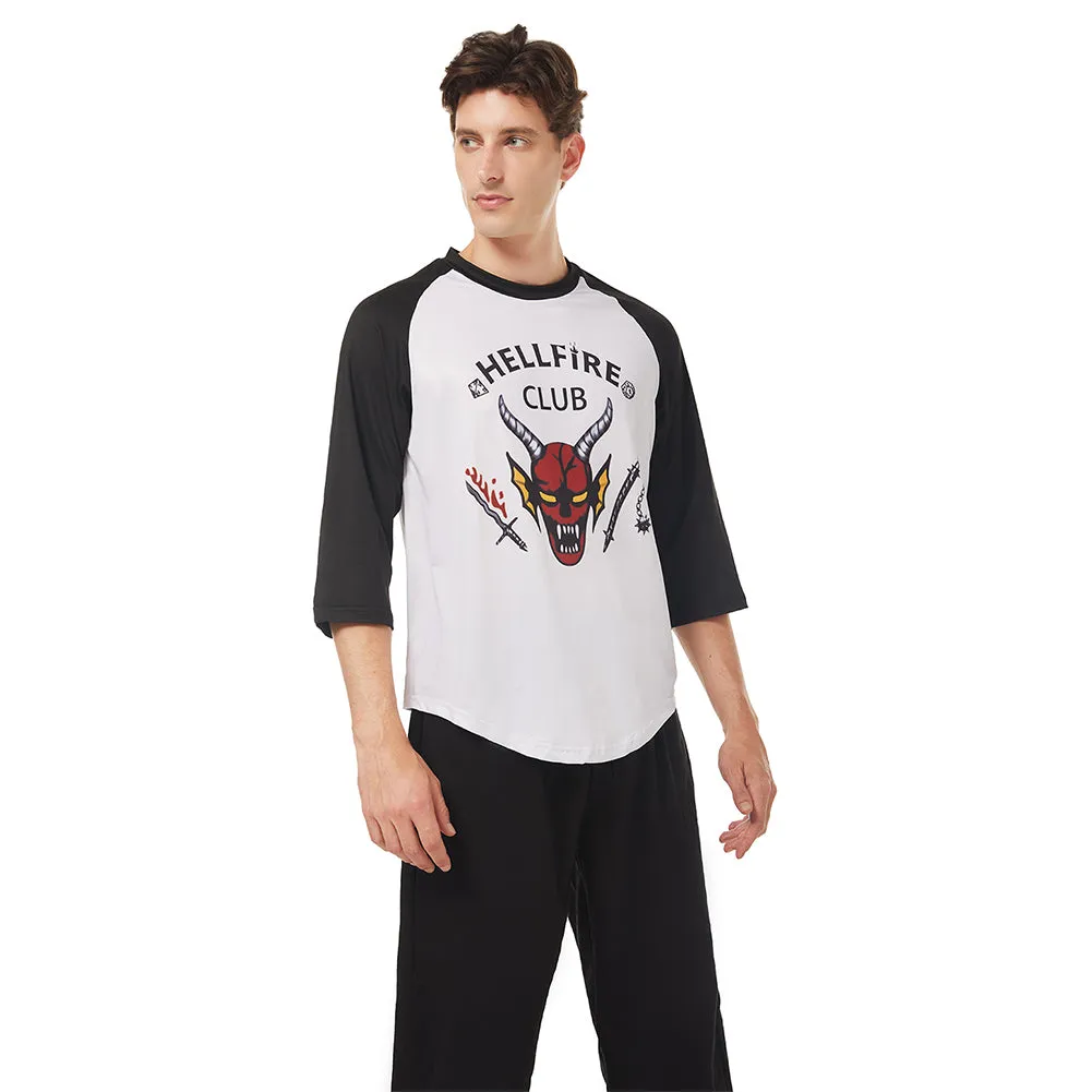Stranger Things Season 4 (2022)  the Hellfire Club eddie munson Cosplay Costume Training Uniform  Outfits Halloween Carnival Suit