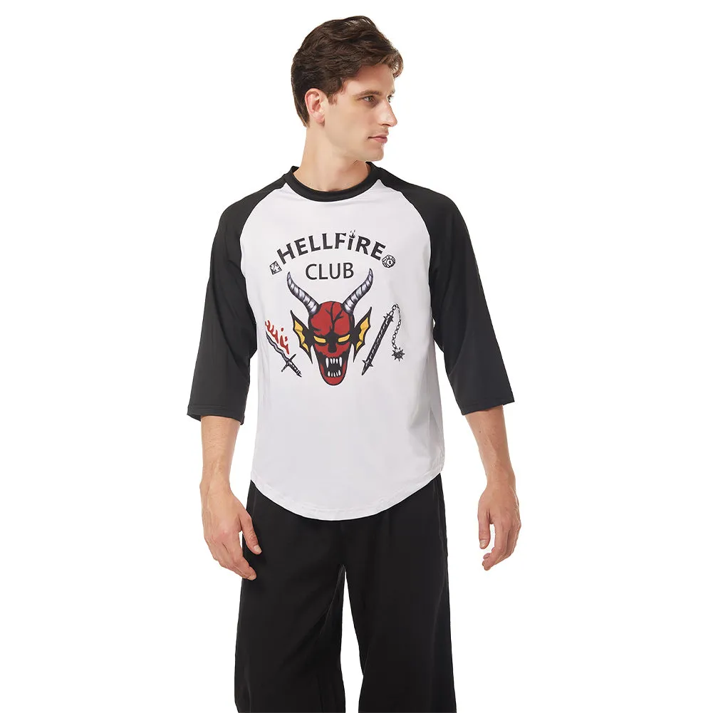 Stranger Things Season 4 (2022)  the Hellfire Club eddie munson Cosplay Costume Training Uniform  Outfits Halloween Carnival Suit
