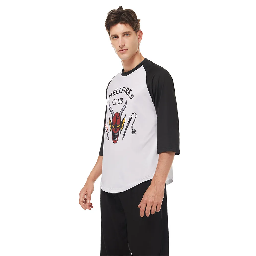 Stranger Things Season 4 (2022)  the Hellfire Club eddie munson Cosplay Costume Training Uniform  Outfits Halloween Carnival Suit