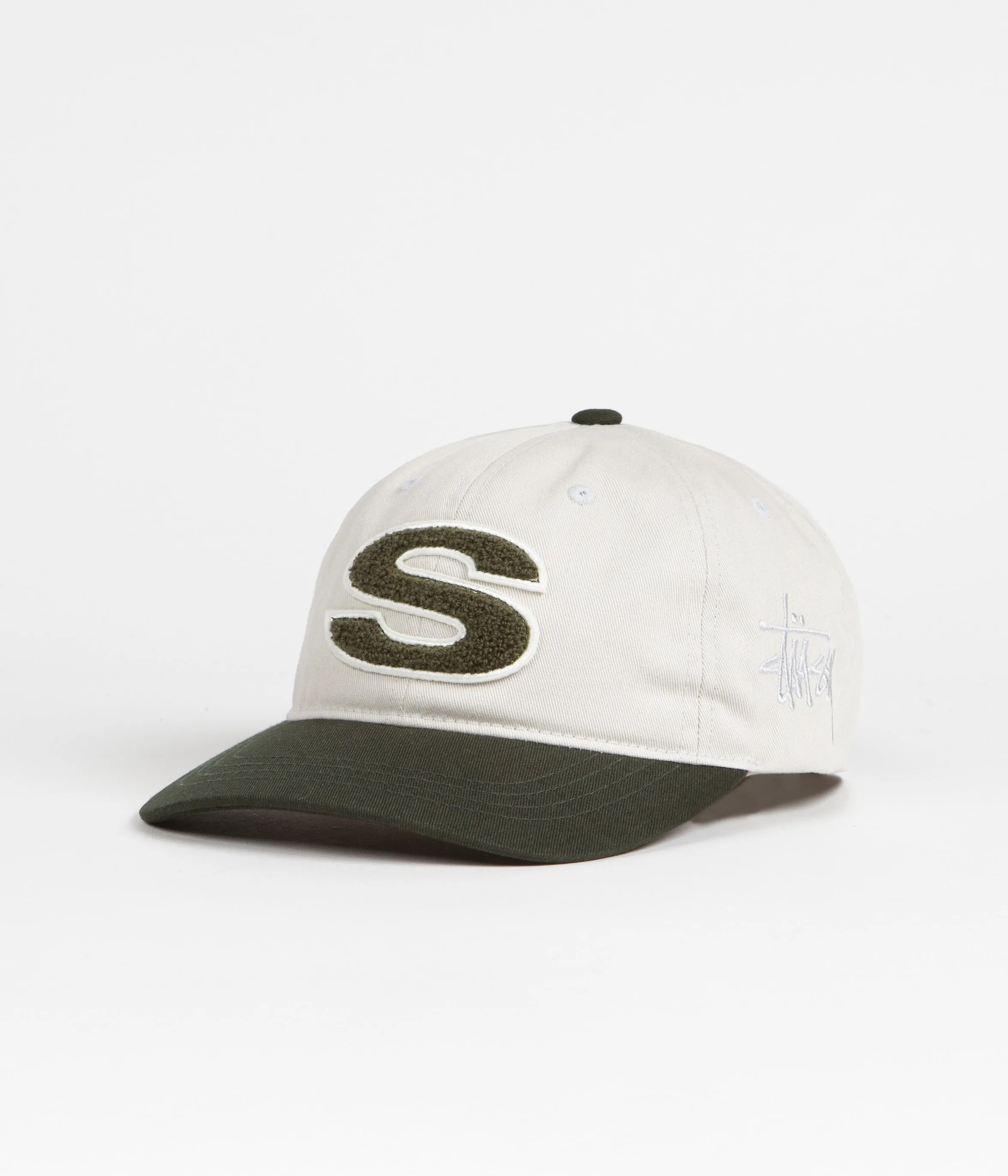 Stussy Chenille S Low Pro Cap - Bone