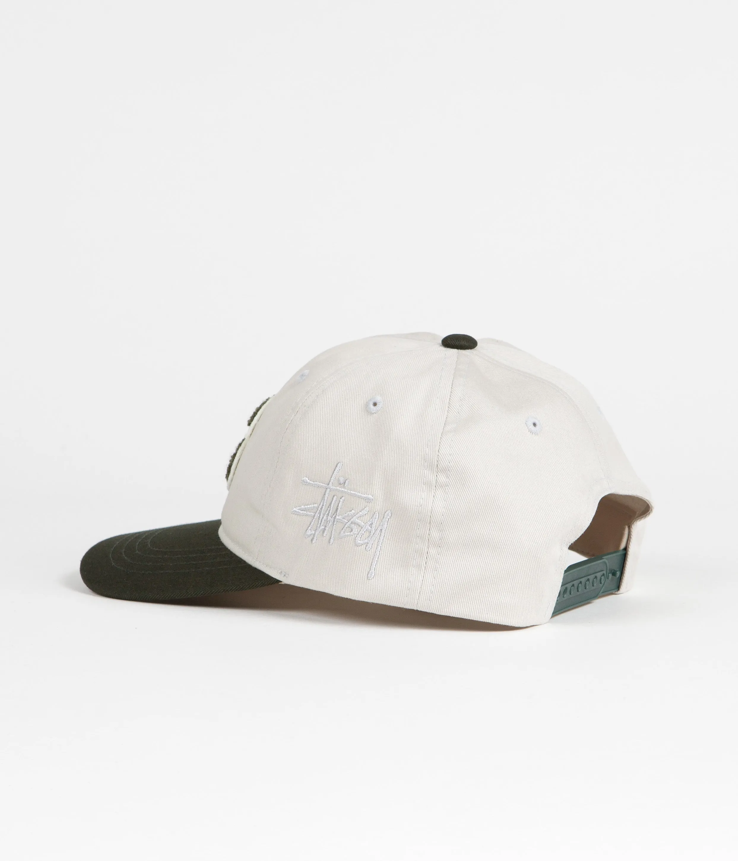 Stussy Chenille S Low Pro Cap - Bone