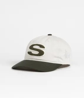 Stussy Chenille S Low Pro Cap - Bone