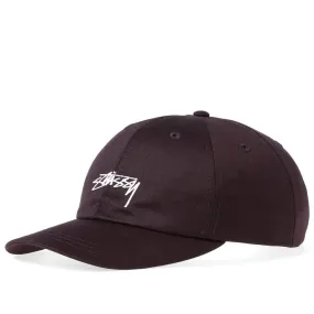 STUSSY Suiting Low Pro Cap, Wine