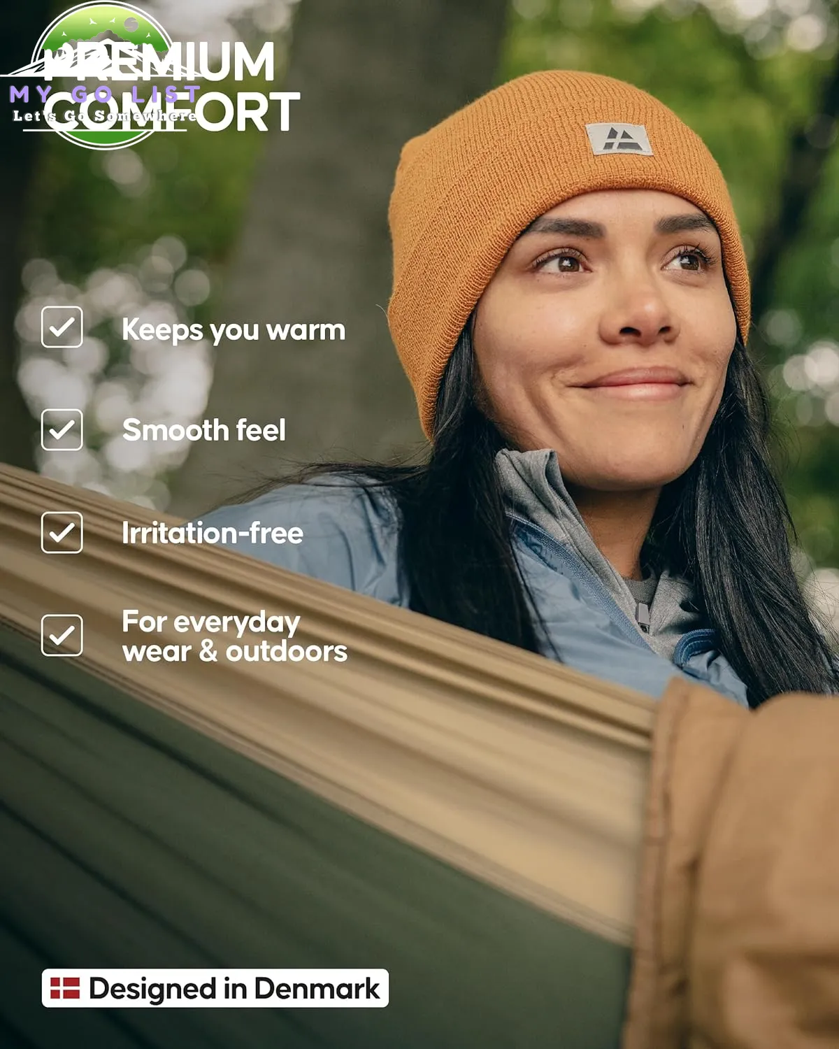 Sustainable Classic Beanie for Men & Women, Plain Kitted Hat