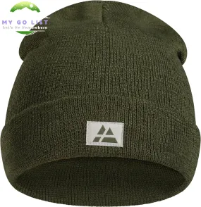 Sustainable Classic Beanie for Men & Women, Plain Kitted Hat
