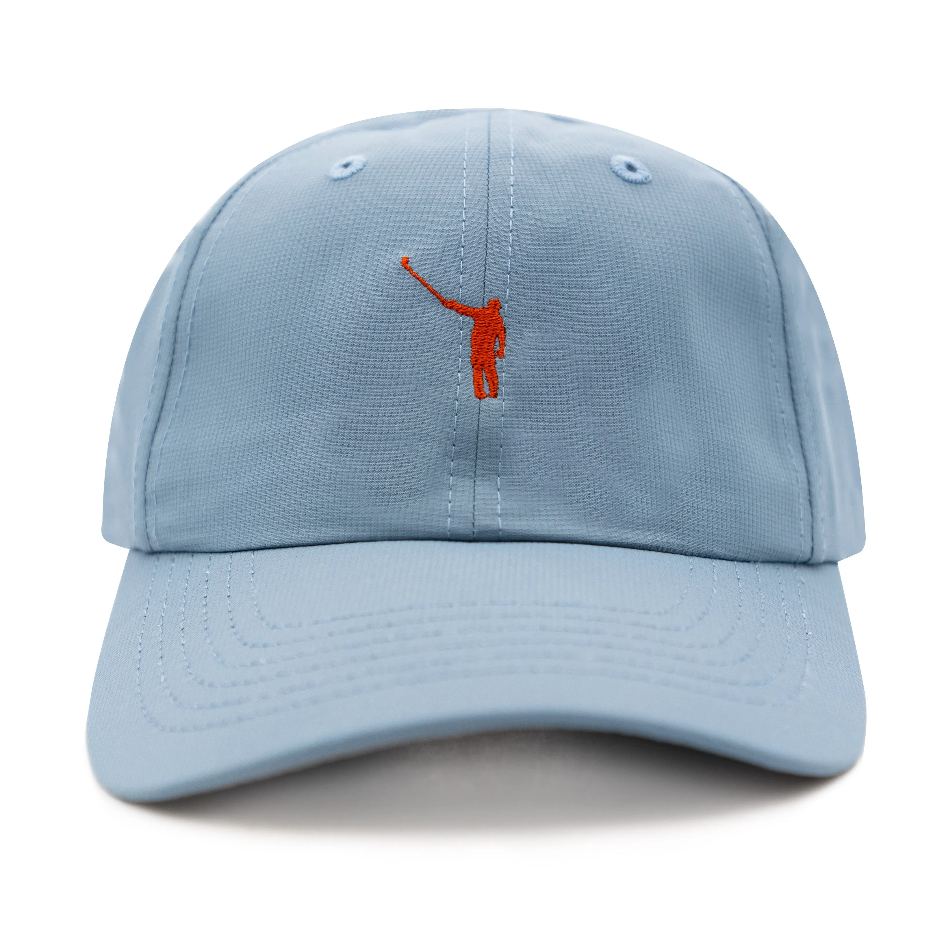 The No Laying Up XL Performance Hat | Breaker Blue w/ Rust Wayward Drive