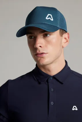 Theo Trucker Cap - Tee Time Teal