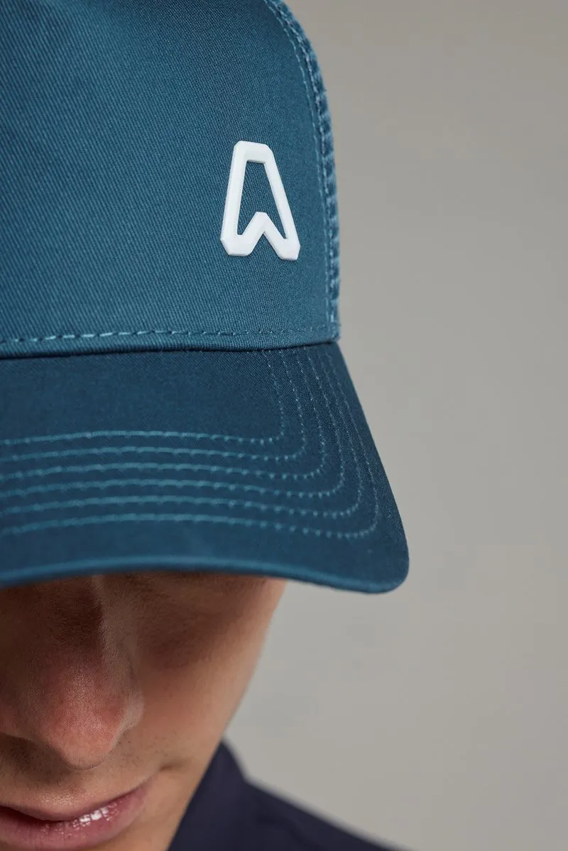 Theo Trucker Cap - Tee Time Teal