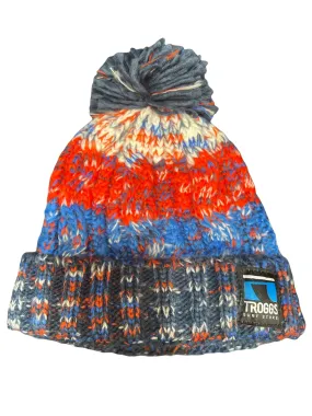Troggs Cable Knit Beanie - Chili Blues