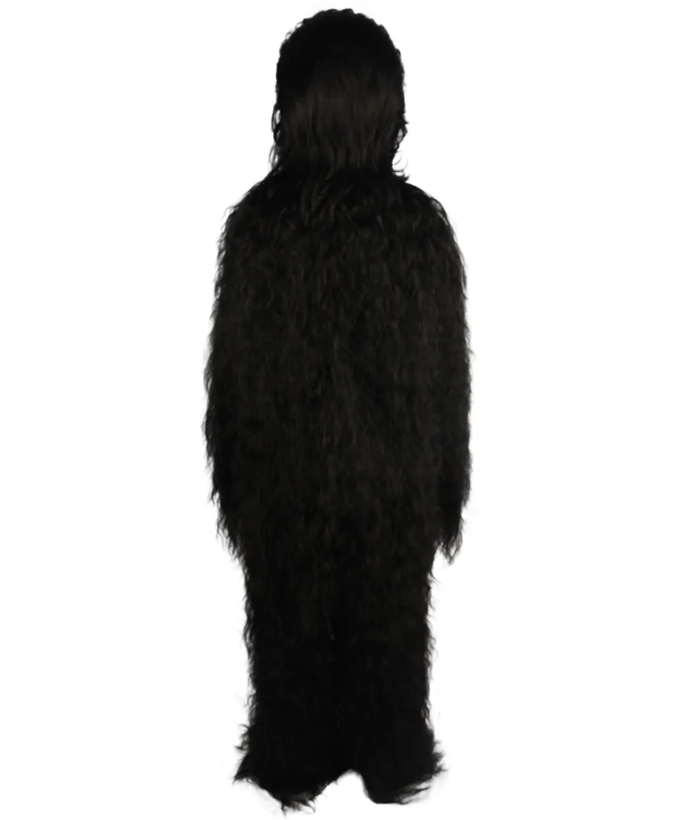 Unisex Hairy Warrior Ape Military Leader Resistance Fighter Multiple Colors Option Cosplay Costume and Wigs Bundle