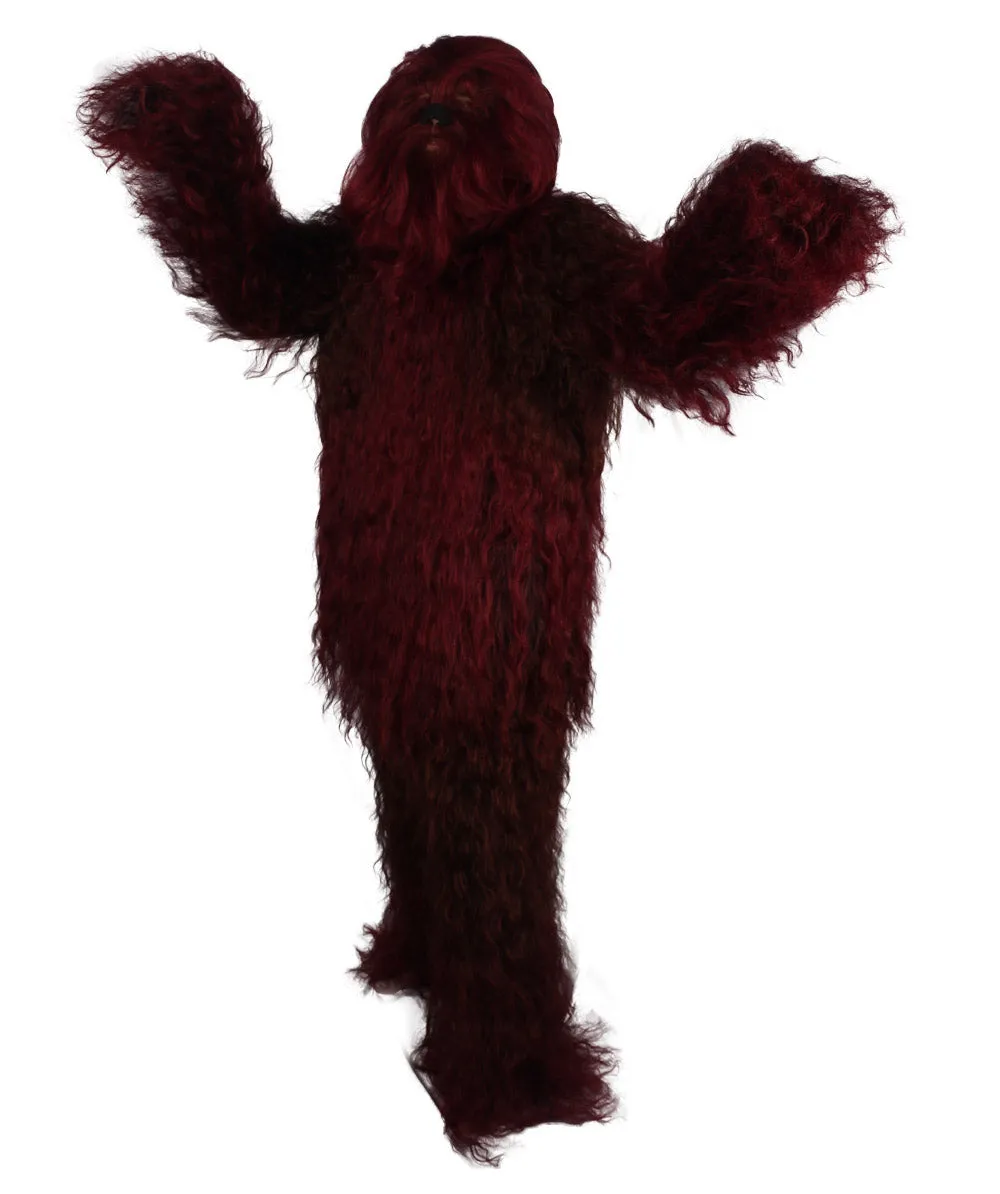 Unisex Hairy Warrior Ape Military Leader Resistance Fighter Multiple Colors Option Cosplay Costume and Wigs Bundle