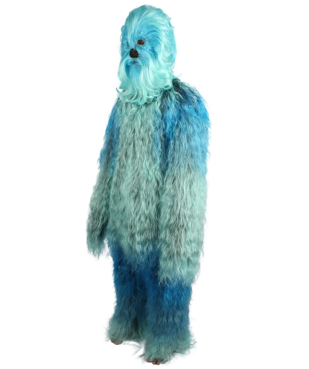 Unisex Hairy Warrior Ape Military Leader Resistance Fighter Multiple Colors Option Cosplay Costume and Wigs Bundle