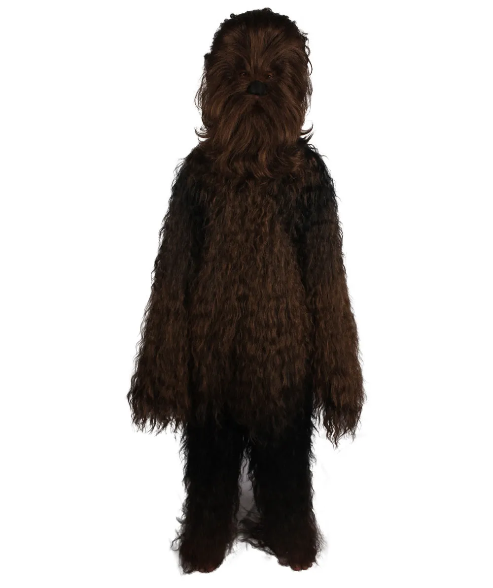Unisex Hairy Warrior Ape Military Leader Resistance Fighter Multiple Colors Option Cosplay Costume and Wigs Bundle