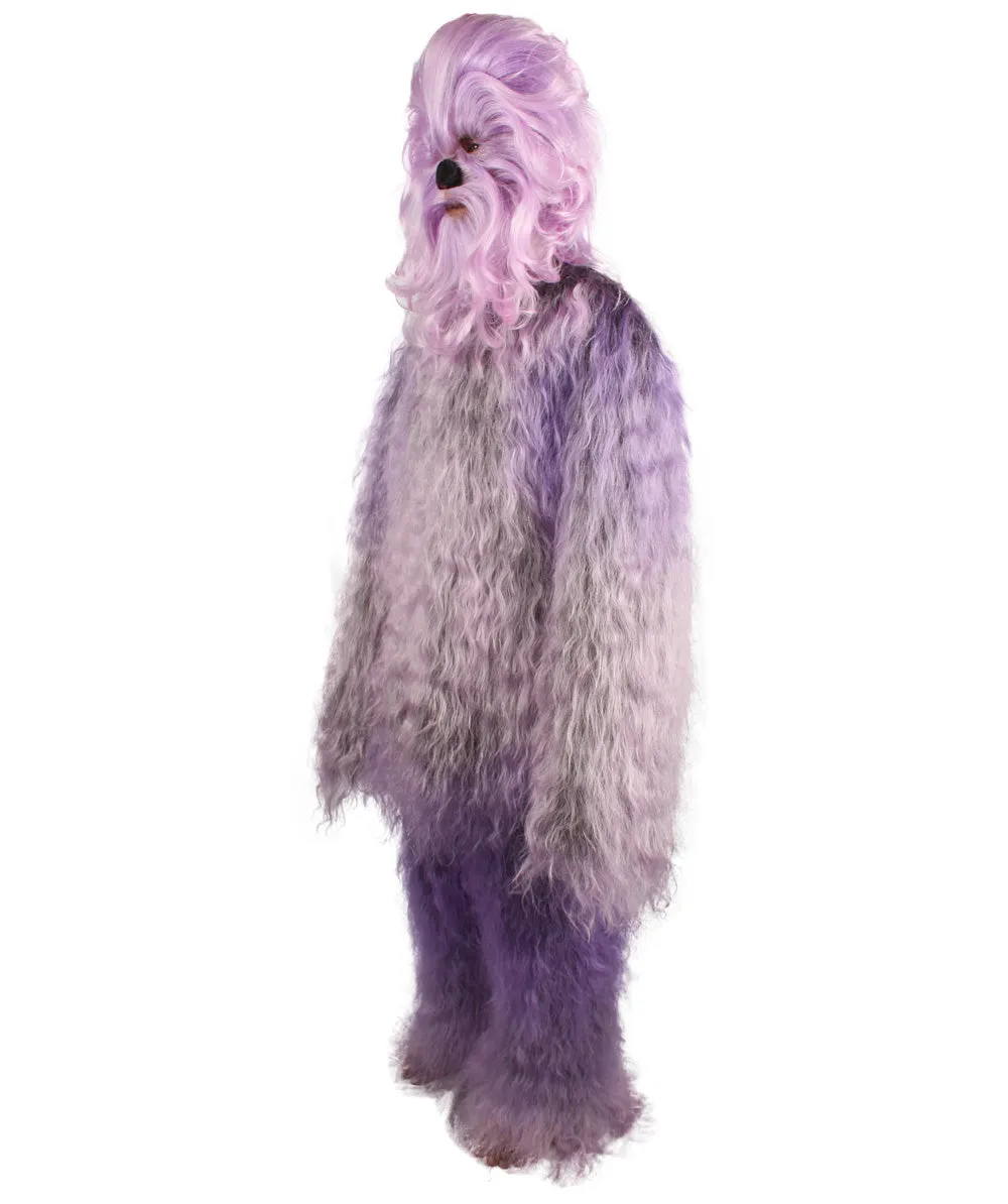 Unisex Hairy Warrior Ape Military Leader Resistance Fighter Multiple Colors Option Cosplay Costume and Wigs Bundle