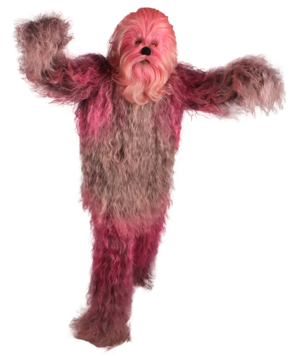 Unisex Hairy Warrior Ape Military Leader Resistance Fighter Multiple Colors Option Cosplay Costume and Wigs Bundle