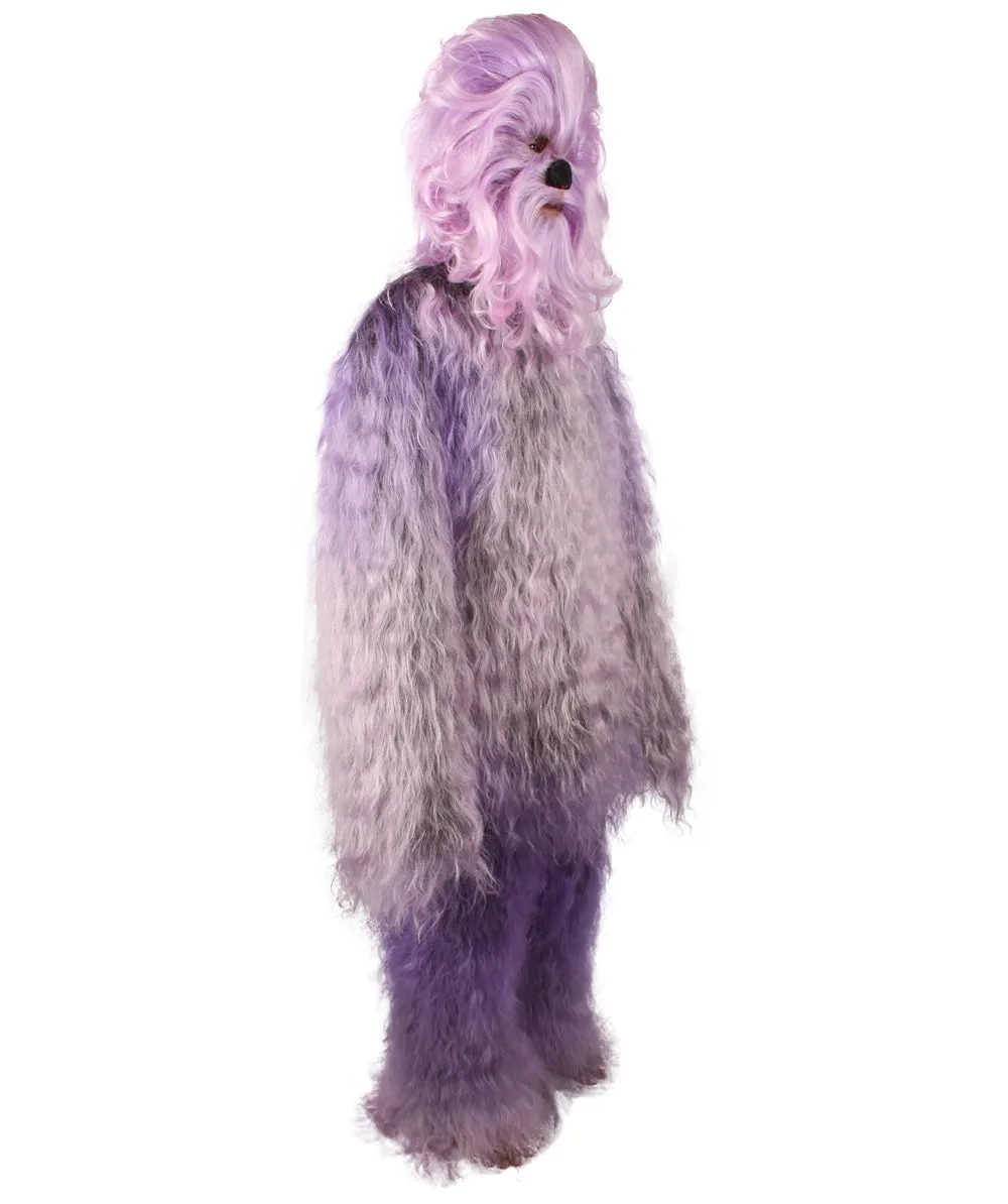 Unisex Hairy Warrior Ape Military Leader Resistance Fighter Multiple Colors Option Cosplay Costume and Wigs Bundle