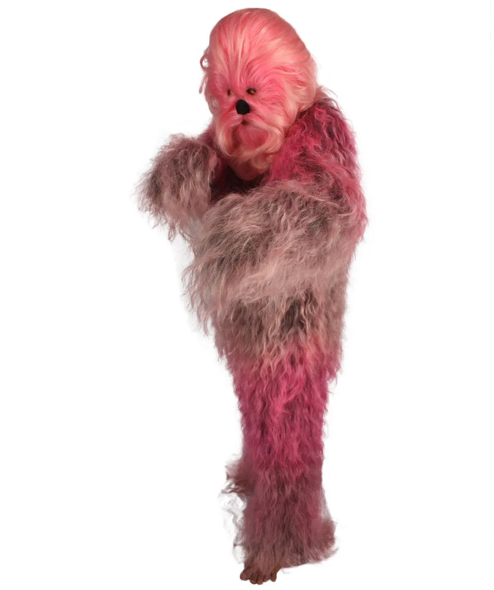 Unisex Hairy Warrior Ape Military Leader Resistance Fighter Multiple Colors Option Cosplay Costume and Wigs Bundle