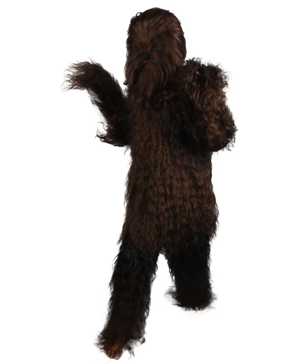 Unisex Hairy Warrior Ape Military Leader Resistance Fighter Multiple Colors Option Cosplay Costume and Wigs Bundle