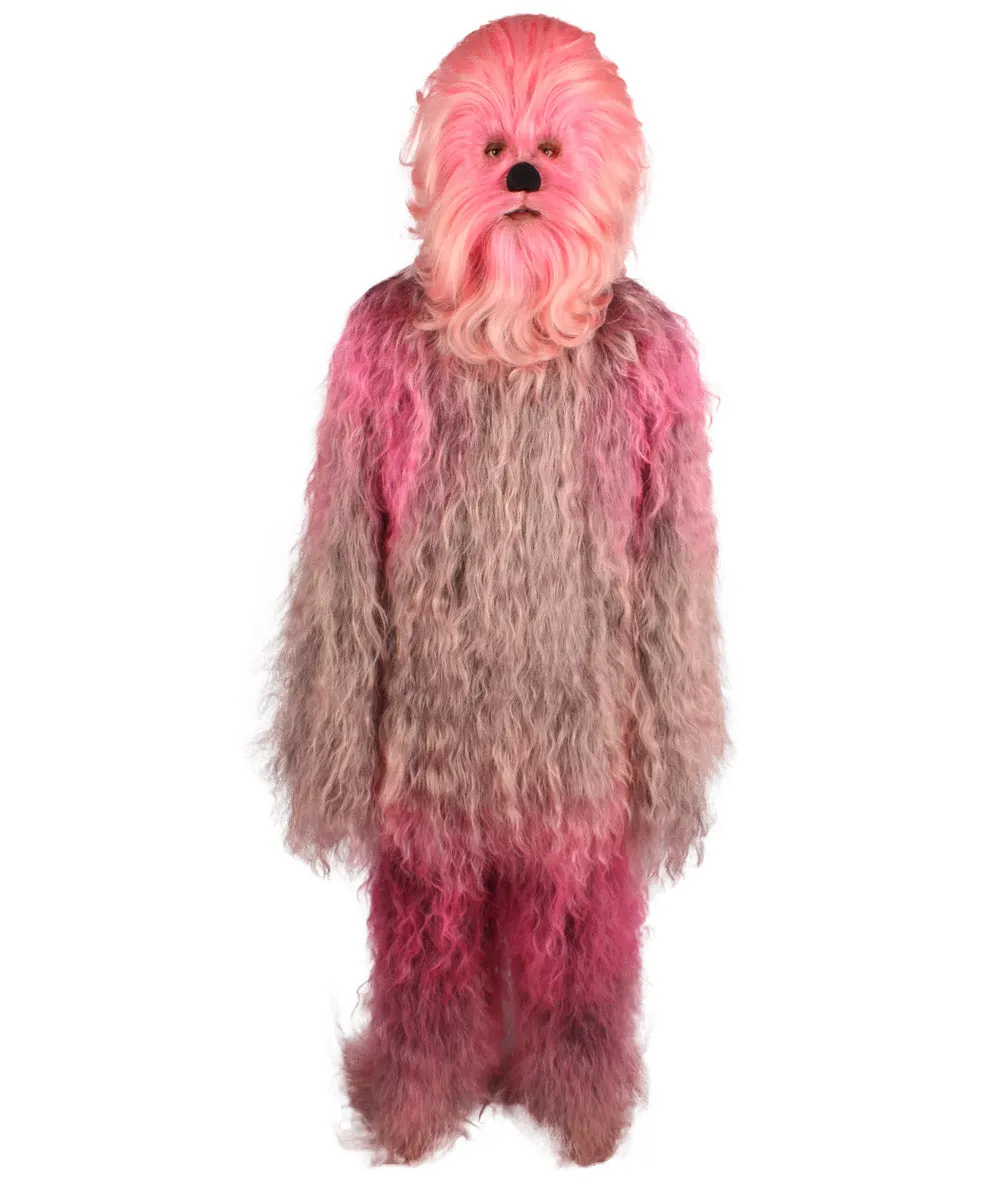 Unisex Hairy Warrior Ape Military Leader Resistance Fighter Multiple Colors Option Cosplay Costume and Wigs Bundle