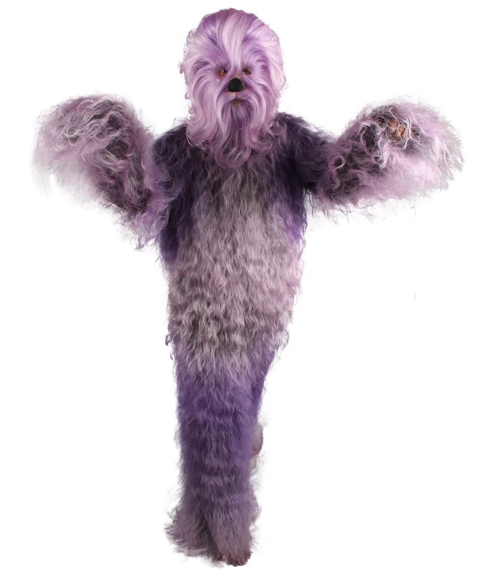 Unisex Hairy Warrior Ape Military Leader Resistance Fighter Multiple Colors Option Cosplay Costume and Wigs Bundle