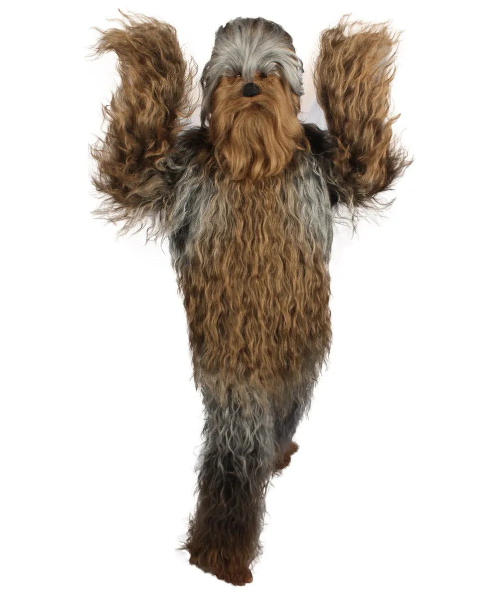Unisex Hairy Warrior Ape Military Leader Resistance Fighter Multiple Colors Option Cosplay Costume and Wigs Bundle
