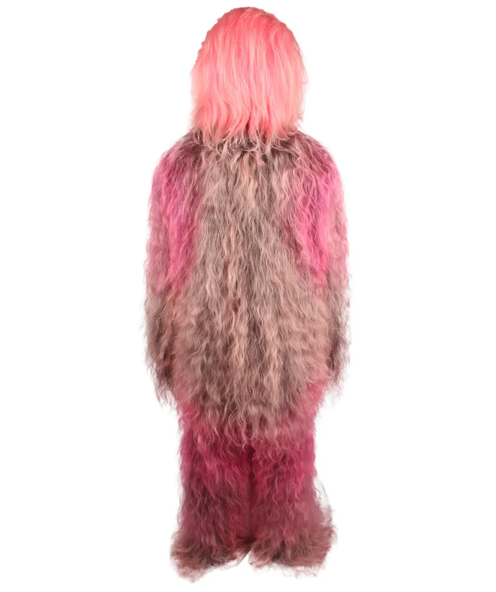 Unisex Hairy Warrior Ape Military Leader Resistance Fighter Multiple Colors Option Cosplay Costume and Wigs Bundle