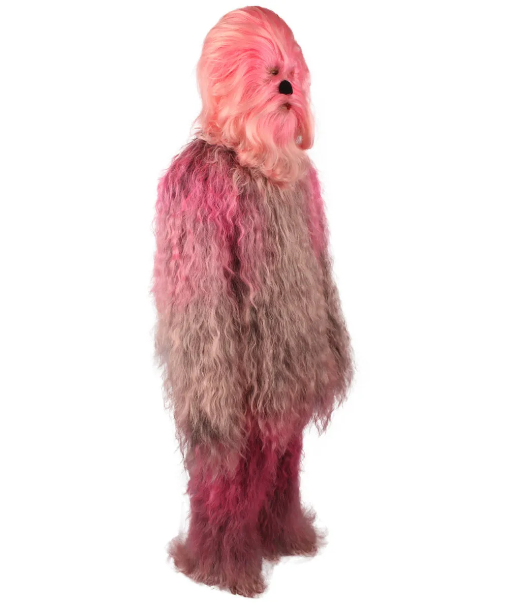 Unisex Hairy Warrior Ape Military Leader Resistance Fighter Multiple Colors Option Cosplay Costume and Wigs Bundle