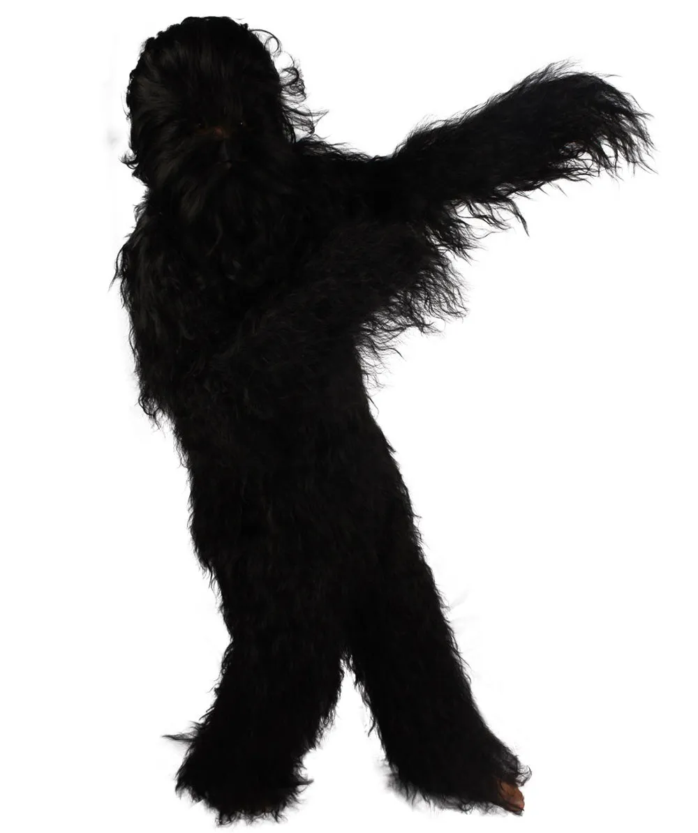 Unisex Hairy Warrior Ape Military Leader Resistance Fighter Multiple Colors Option Cosplay Costume and Wigs Bundle