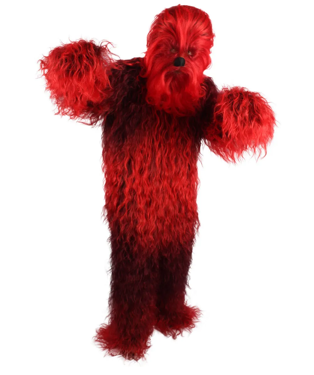 Unisex Hairy Warrior Ape Military Leader Resistance Fighter Multiple Colors Option Cosplay Costume and Wigs Bundle