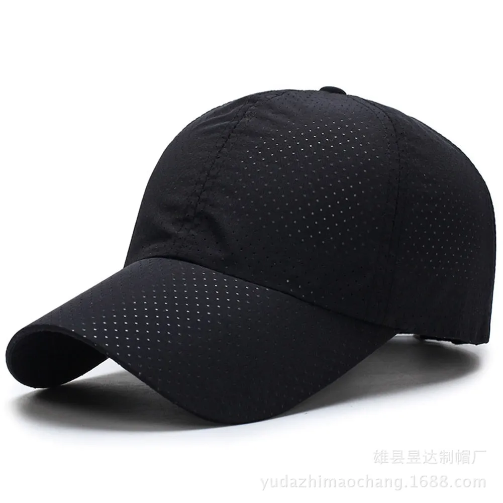 Unisex Quick Dry Breathable Mesh Baseball Cap for Summer - Ideal for Golf, Tennis, Running, Hiking, Camping