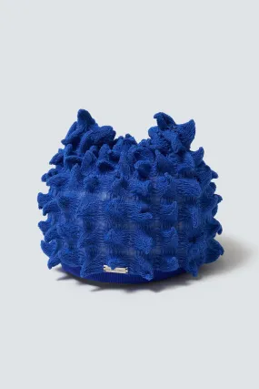 Versatile Spiky Embroidery Knit Cap(Blue)
