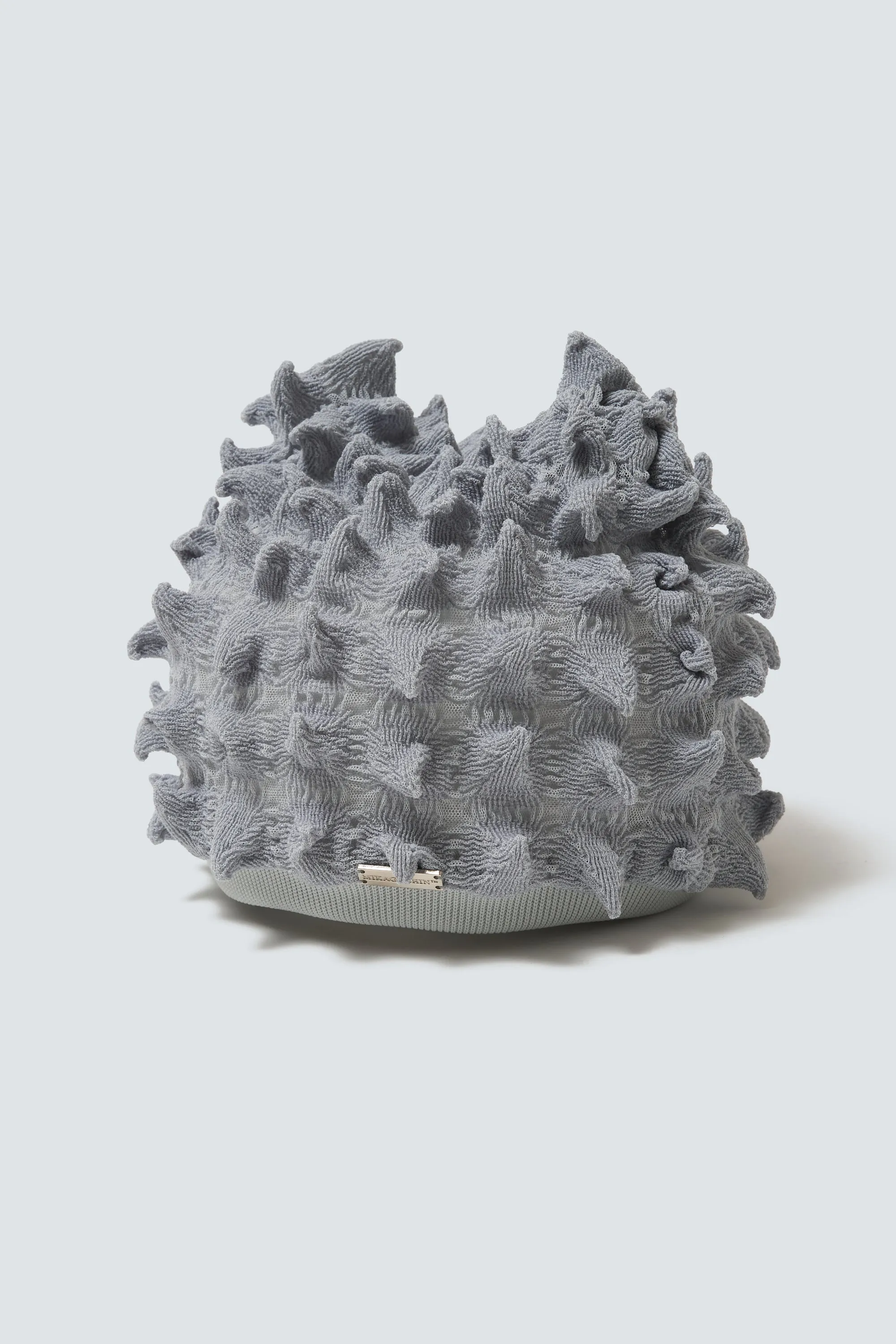 Versatile Spiky Embroidery Knit Cap(Blue)